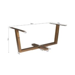 Houten eettafel onderstellen, maatwerk interieurmeubels, rustieke houten onderstellen voor tafels, duurzame eikenhouten frames, ambachtelijk gemaakt voor stijlvolle woonkamers.