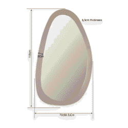 STF-0135-1024x1024 Antiek houten fruitschaal met spiegel, landelijke decoratie, uniek design, Mokana meubelen, grote afmetingen, geschikt voor interieur decoratie.