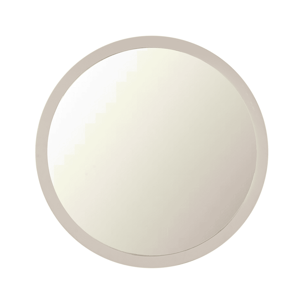 Strak wit rond spiegel moderne design badkamer woonkamer muurdecoratie.