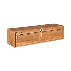 Robuuste houten loungemodul voor lounge- of zitbanken, perfect voor gezellige buitenruimtes en tuinen, gemaakt van duurzaam behandelde houtsoorten.