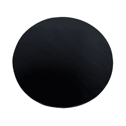 Hoogwaardige zwarte eettafel rond tafel - design meubel van Mokana Meubelen zwart.