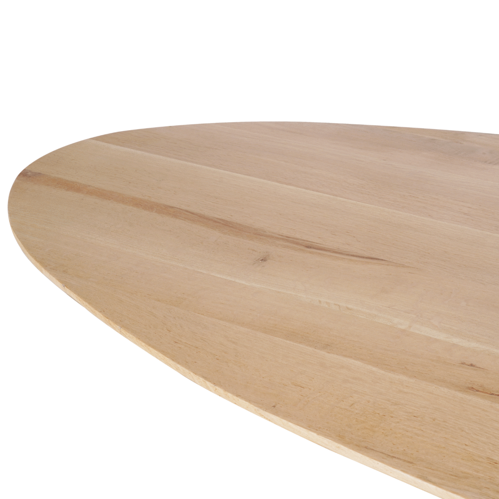 Eiken eettafel Ferris | Ovaal 210 cm | Naturel