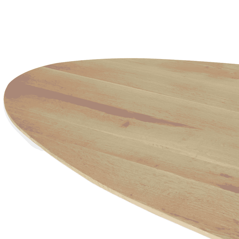 Duurzaam houten eetkamer tafelblad, uniek natuurlijk design, vrijstaand en rustiek, perfect voor moderne of landelijke eetkamers, handgemaakt in Nederland.