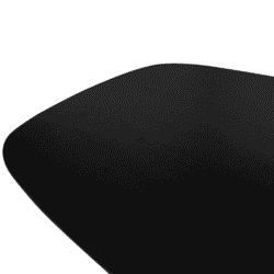 Stijlvolle zwarte houten eettafel met strakke afwerking, modern design en duurzame constructie, perfect voor een eigentijdse eetkamer.