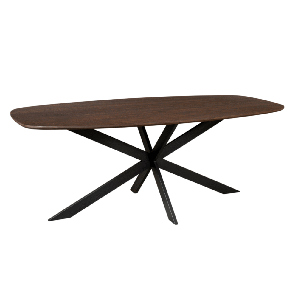 Eiken eettafel Ferris | Deens Ovaal 280 cm | Brown