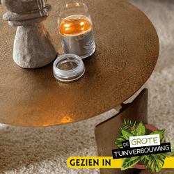 Luxe houten salontafel met een rustieke afwerking, perfect voor een stijlvolle woonkamer.