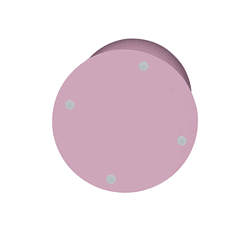 Bovenaanzicht van een moderne, roze en grijze opslagkast bij Mokana Meubelen, perfect voor stijlvolle en functionele woon- of slaapkamermeubels.