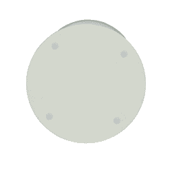 Stijlvolle witte plafondlamp met een modern design, perfect voor hedendaagse interieurs en woonruimtes.