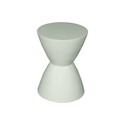 Elegant witte bijzettafel met moderne, strakke vormgeving, perfect voor een stijlvol interieur. Gemaakt van hoogwaardig materiaal, ideaal voor woon- en slaapkamer.