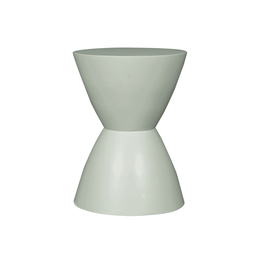 Strakke witte bijzettafel in modern design, perfect voor woonkamer of kantoor, gemaakt van hoogwaardig MDF met gladde afwerking en eigentijdse uitstraling.