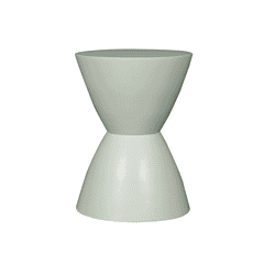 Strakke witte bijzettafel in modern design, perfect voor woonkamer of kantoor, gemaakt van hoogwaardig MDF met gladde afwerking en eigentijdse uitstraling.