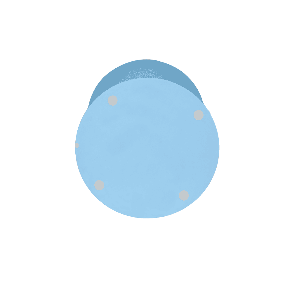 Strakke blauwe meubelpoten voor moderne meubels, gemaakt van duurzame materialen, geschikt voor het ontwerpen van stijlvolle en stevige houten of andere meubelconstructies.