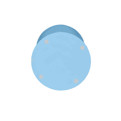 Strakke blauwe meubelpoten voor moderne meubels, gemaakt van duurzame materialen, geschikt voor het ontwerpen van stijlvolle en stevige houten of andere meubelconstructies.