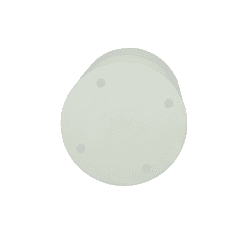 Minimalistische witte LED plafondlamp voor moderne meubels en interieurdecoratie.