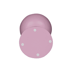 Hoogwaardige roze poef van Mokana Meubelen, ideaal als veelzijdig zit- of bijzetmeubel voor elke woonkamer of kinderkamer.