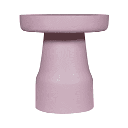 Modern roze bijzetkast van Mokana Meubelen, minimalistisch ontwerp met strakke lijnen en opvallende kleur, perfect voor een stijlvolle woonruimte.