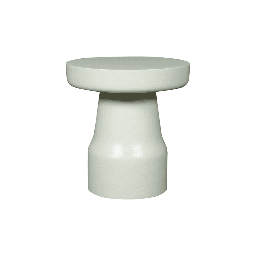 Elegante witte bijzettafel van Mokana Meubelen, modern design gemaakt van duurzaam materiaal, ideaal voor woonkamer of slaapkamer.