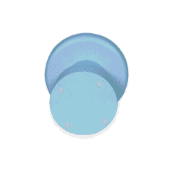 G HavenDesigns Mokana meubelstuk in blauw hout met opbergplank en modern design voor interieur en meubelmakers.