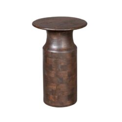 Deurst basis van donker hout met een natuurlijke afwerking, ideaal voor een landelijke of industriële interieurstijl.