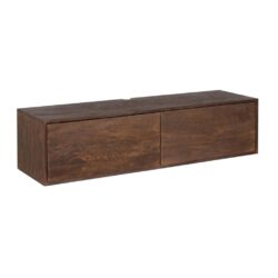 Elegant houten wandkast van Mokana Meubelen, perfect voor opslag en decoratie in elke woonkamer of kantoor. Gemaakt van hoogwaardig hout met een strak design en natuurlijke afwerking.