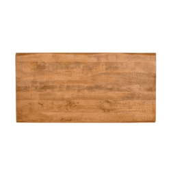 Elegante houten tafelblad met natuurlijke houtnerven, perfect voor maatwerk meubelen en stijlvolle interieurs.