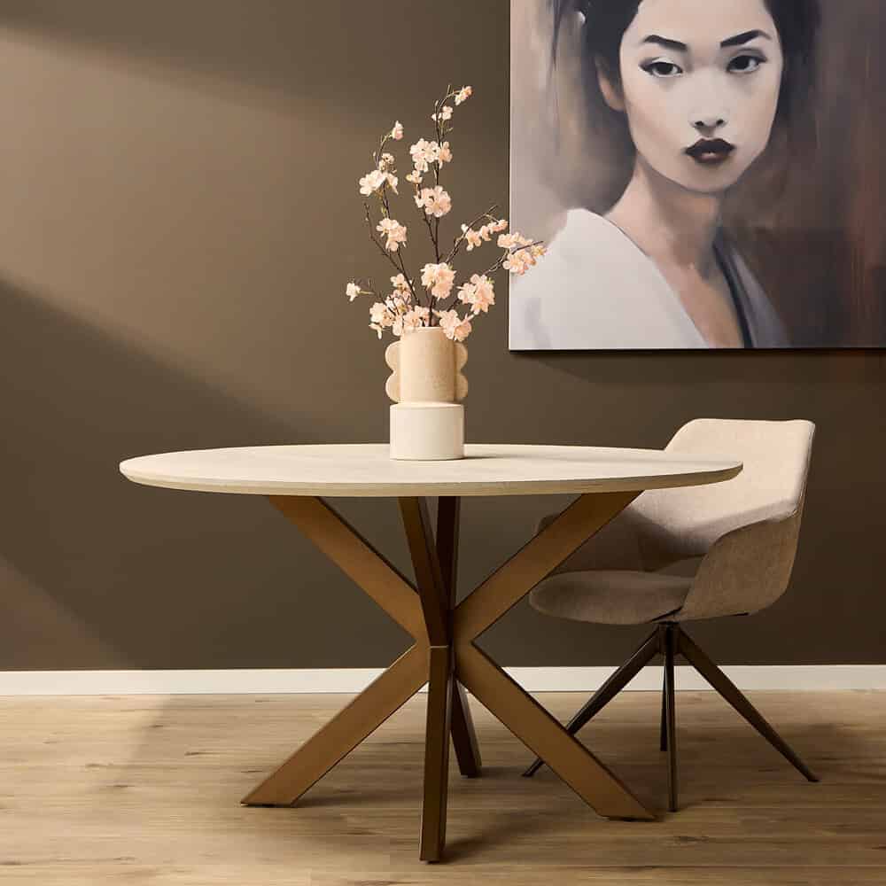 Elegante sierbank met modern design en houten poten, perfect voor woonkamer of eetkamer. Combineert natuurlijke materialen en strak vakmanschap voor een stijlvolle uitstraling.
