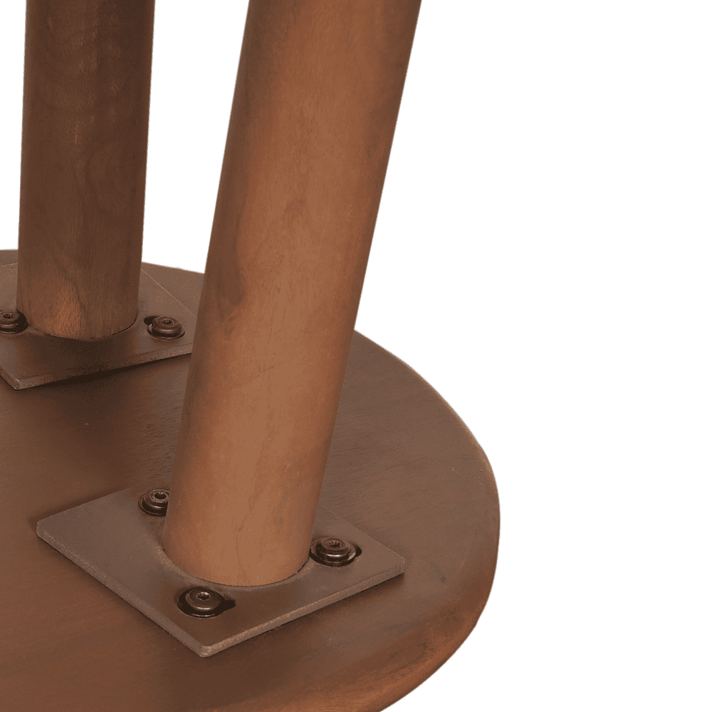 Massief houten meubel, houten poten, houten onderstel, meubelonderdelen, meubel detail, Mokana Meubelen.