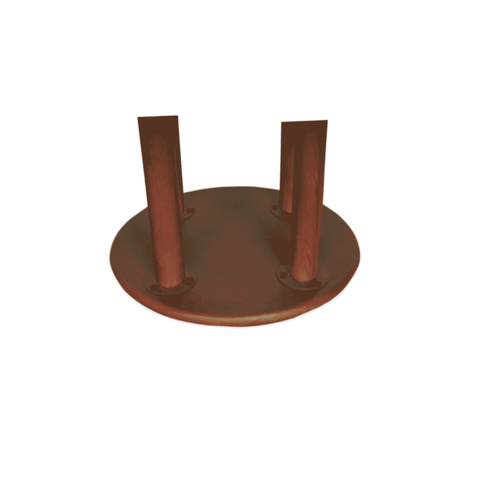 Houten tafelpoten onderzijde, voor het omdraaien en verstevigen van houten tafels, gemaakt van massief hout.