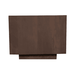 Modern houten salontafel in donker eikenhout, strak en functioneel design, perfect voor een tijdloze woonkamer inrichting.