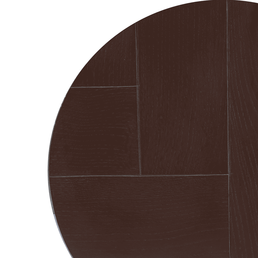 Eigentijdse houten meubelafbeelding met een afwerking in donker bruin voor moderne en stijlvolle interieurs.