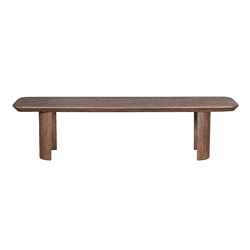 Robuuste houten bank, perfect voor zowel binnen als buiten, gemaakt van duurzaam hout en vintage stijl. Idealiseer je woon- of tuinruimte met deze stijlvolle en praktische meubel.