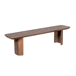 Massieve houten bank, puur vakmanschap, perfect voor donkere houtinterieurs, rustieke meubels voor woonkamer of entree, duurzame en hoogwaardige houtsoorten.