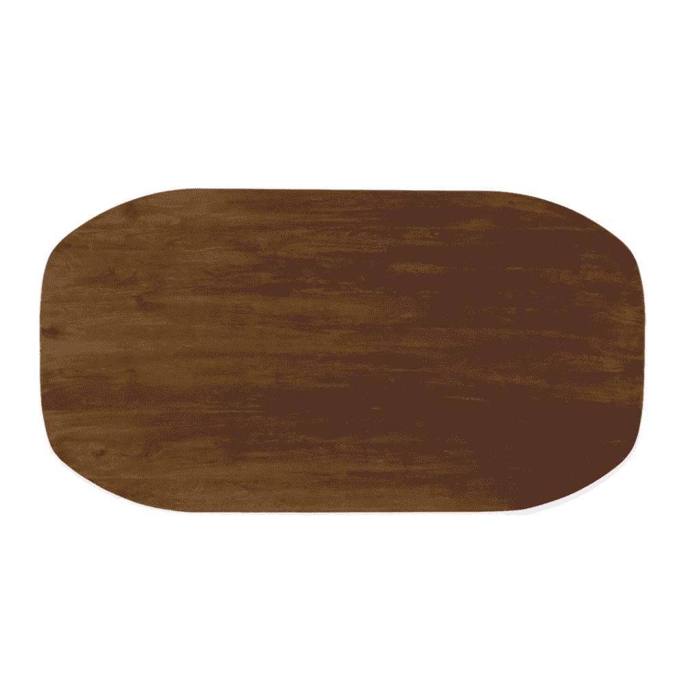 Elegante eettafel van massief donker eikenhout, perfect voor een moderne en gezellige eetruimte. Hoogwaardige meubels van Mokana Meubelen voor een stijlvolle inrichting.