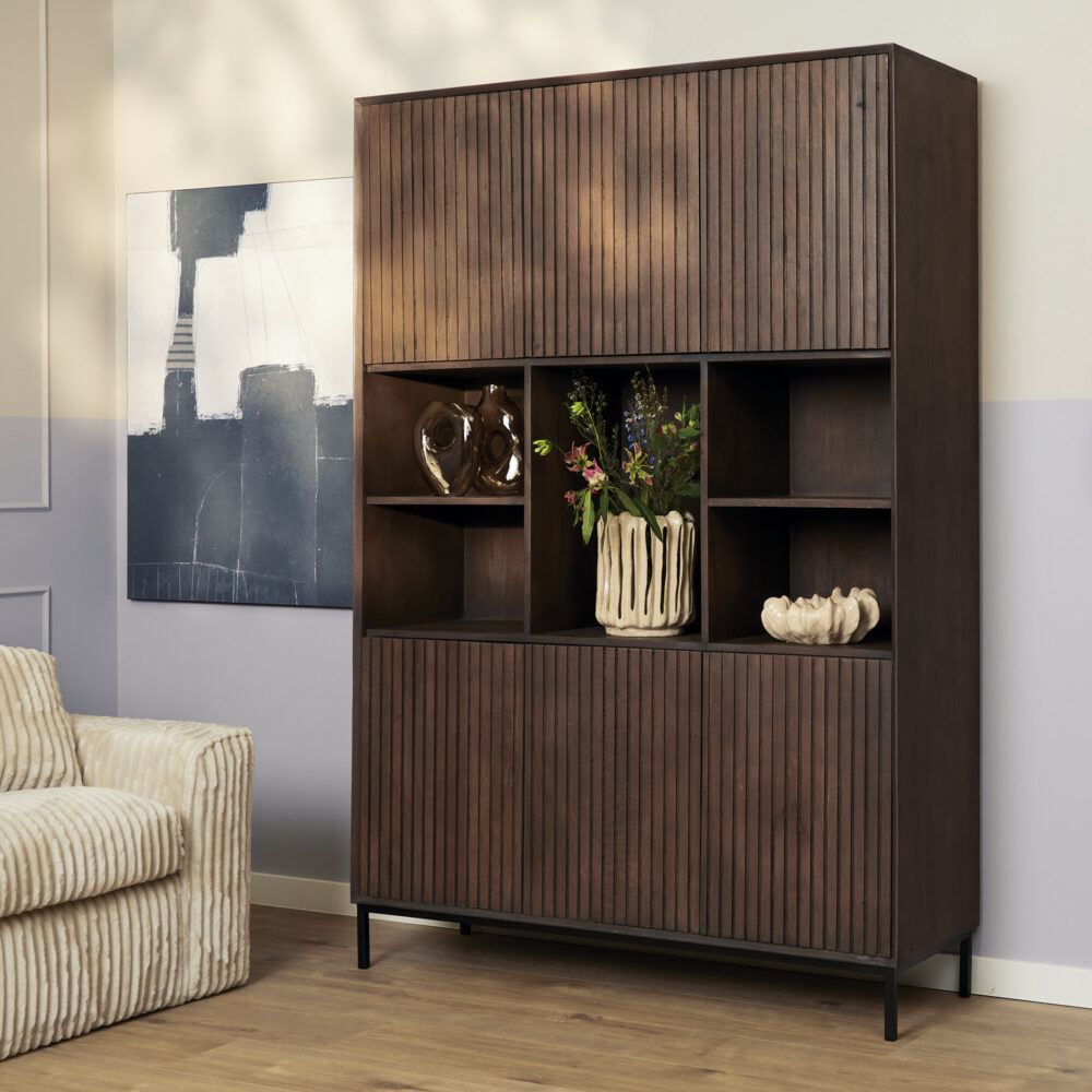 Vakkenkast Madison XL Brown| 135 cm