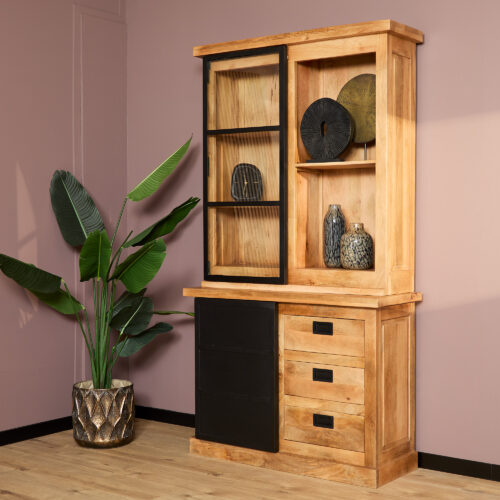 STF-7104-1 Vitrinekast Nashville | 120 cm