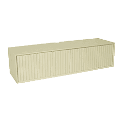 Vintage kast met schuifdeuren in crème kleur, perfect voor moderne en klassieke interieurstijlen. Handgemaakt van hoogwaardige materialen, ideale opbergoplossing voor woonkamer, slaapkamer of hal.