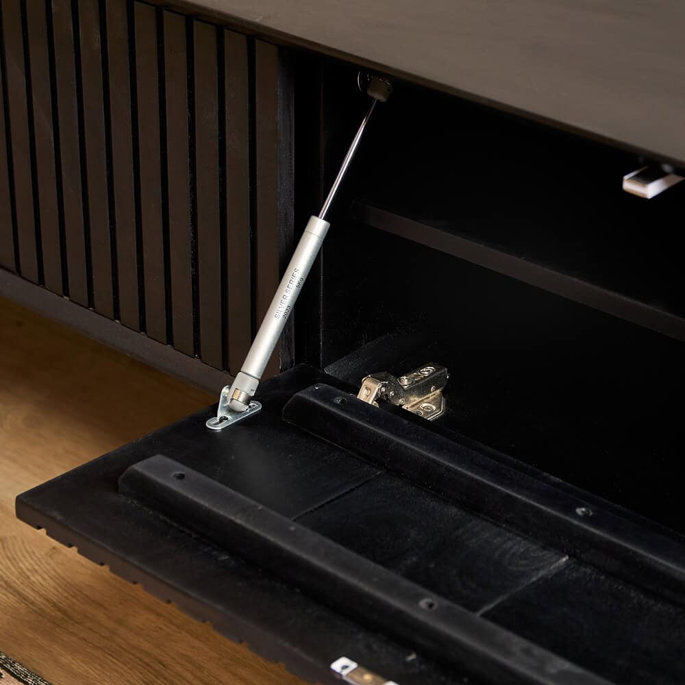 - Sluitmechanisme voor op maat gemaakte houten meubelen, verborgen scharnier en demper voor comfort en duurzaamheid.