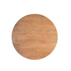 Natuurlijke houten tafelblad met strak design, geschikt voor eetkamers en woonkamers, gemaakt door Mokana Meubelen.