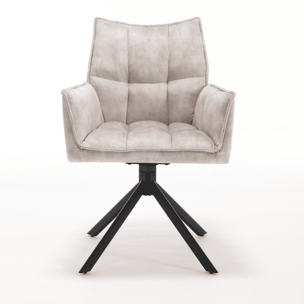 Luxe loungestoel met zachte bekleding en verstelbare houten onderstel, perfect voor modern interieur, Scandinavisch design en comfortabele zithouding.
