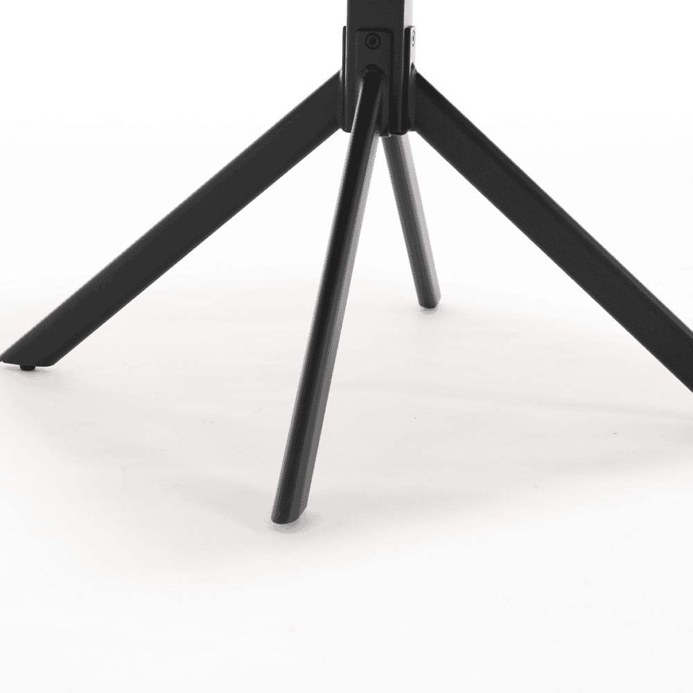 Modern zwart metalen tafelpoten voor interieur en meubelontwerp, stevig en stijlvol, perfect voor maatwerk meubels en meubels maken door Mokana Meubelen.