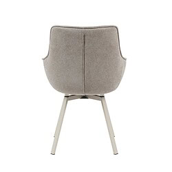 Strakke moderne eetkamerstoel met zachte bekleding en witte houten poten, perfect voor een eigentijdse woonstijl | Mokana Meubelen.