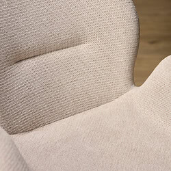 Zacht beige meubelstof bekleding van hoogwaardige kwaliteit, perfect voor op maat gemaakte meubels en unieke interieurontwerpen.
