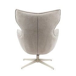 Hoogwaardige beige fauteuil met moderne design, comfortabele zithouding en verstelbare functies, perfect voor kantoor of woonkamer, beschikbaar bij Mokana Meubelen.