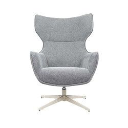 Modern grijze design lounge fauteuil met hoge rug voor comfortabel relaxen, verkrijgbaar bij Mokana Meubelen.