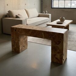 Sidetable Block Teakhout