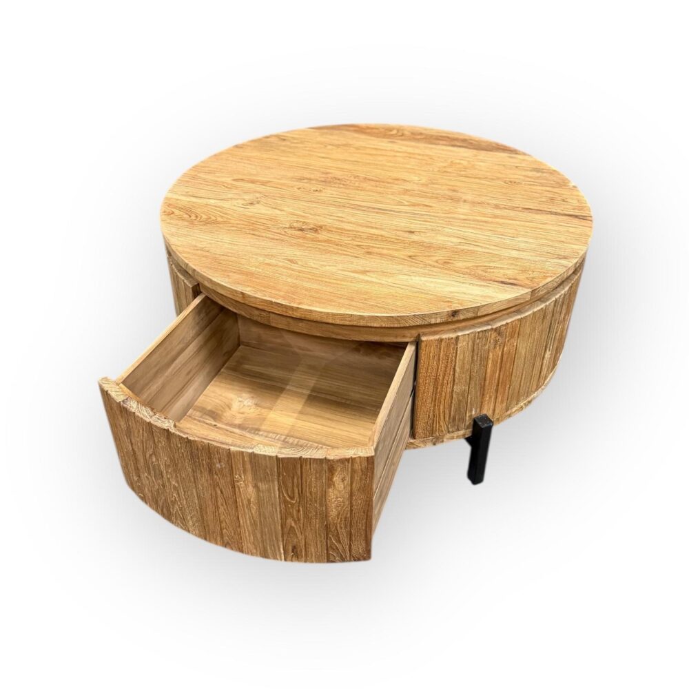 Salontafel Cortese teak rond