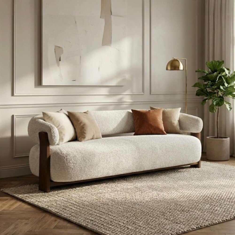 Fauteuil Bocks Be lovely en notenhout