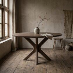 Eettafel Tycho 150x77 cm - lichtbruin