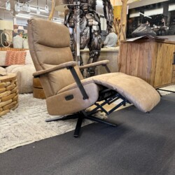 Relaxfauteuil Tijn bull ecoleer