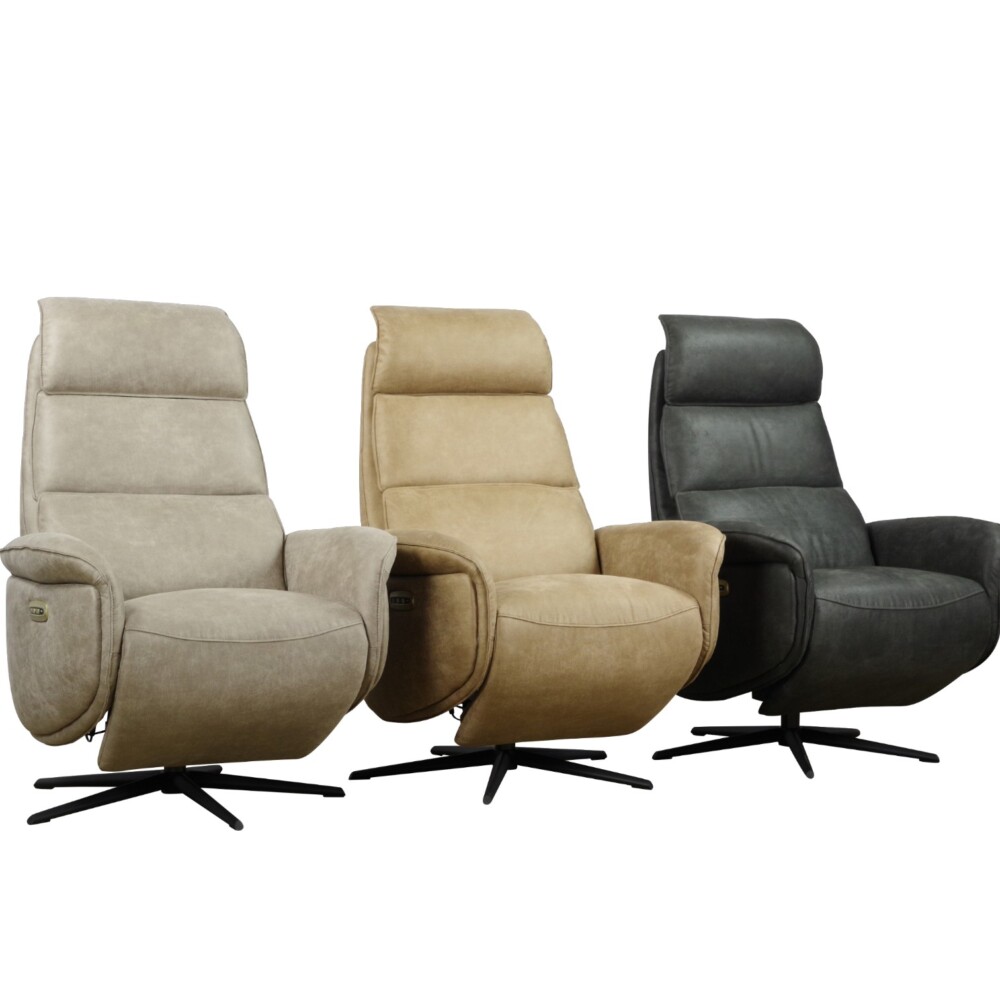 Relaxfauteuil Teye Bull Ecoleder